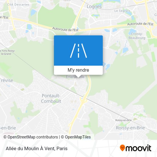 Allée du Moulin À Vent plan
