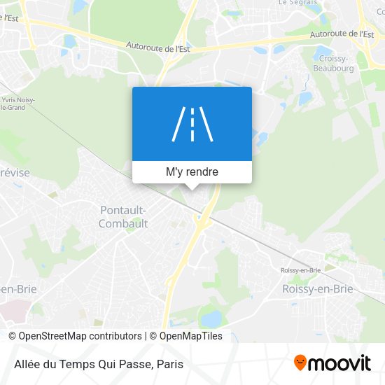 Allée du Temps Qui Passe plan