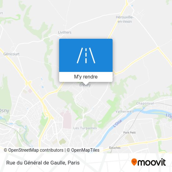 Rue du Général de Gaulle plan