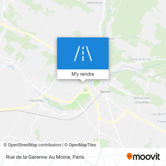 Rue de la Garenne Au Moine plan