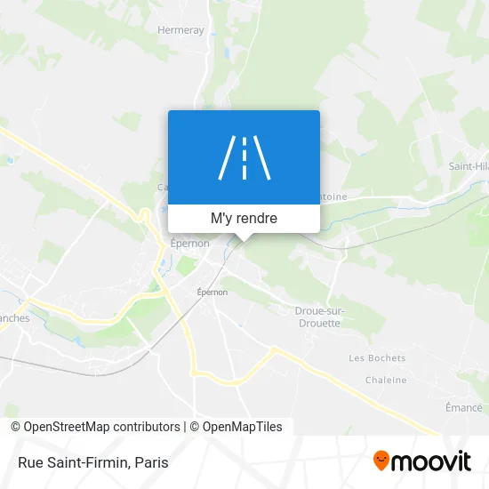 Rue Saint-Firmin plan