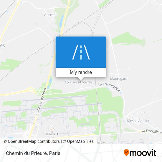 Chemin du Prieuré plan