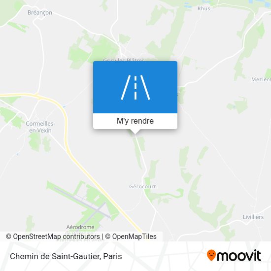 Chemin de Saint-Gautier plan