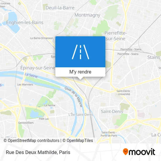 Rue Des Deux Mathilde plan