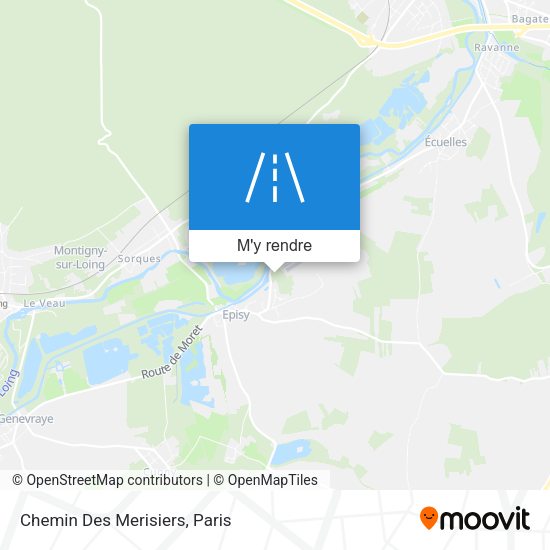 Chemin Des Merisiers plan