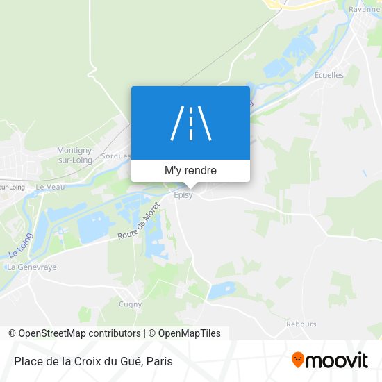 Place de la Croix du Gué plan