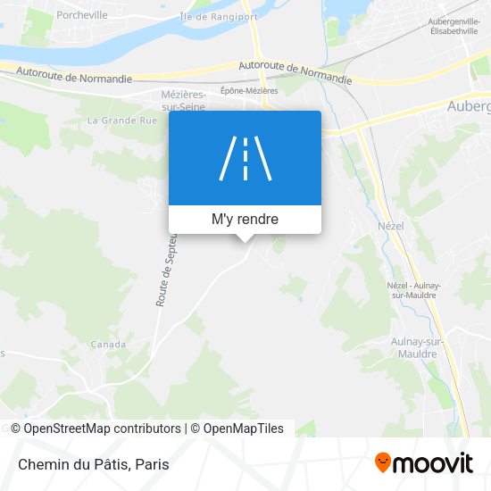 Chemin du Pâtis plan