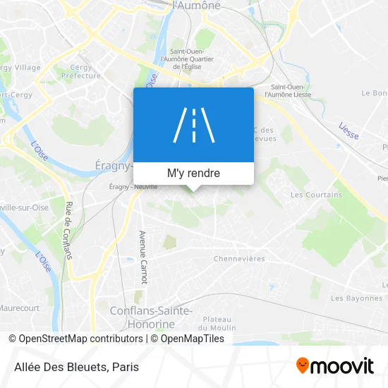 Allée Des Bleuets plan