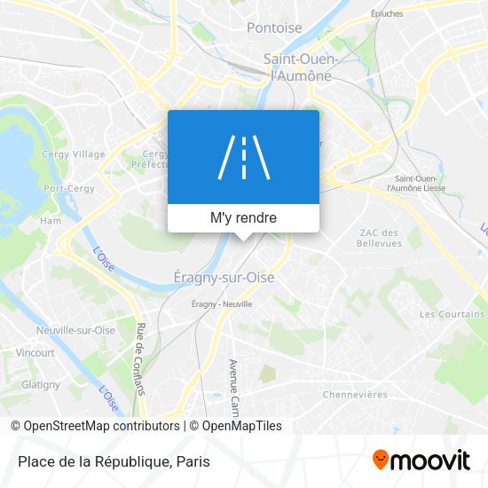 Place de la République plan