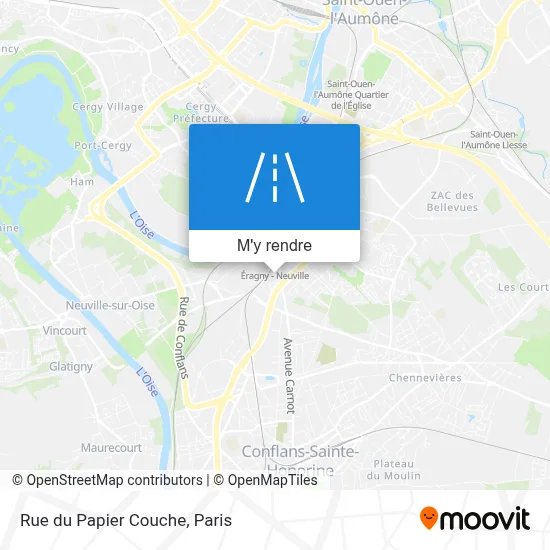 Rue du Papier Couche plan