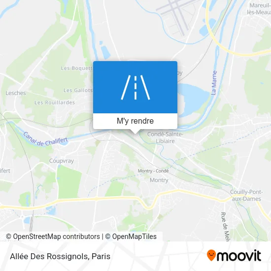 Allée Des Rossignols plan