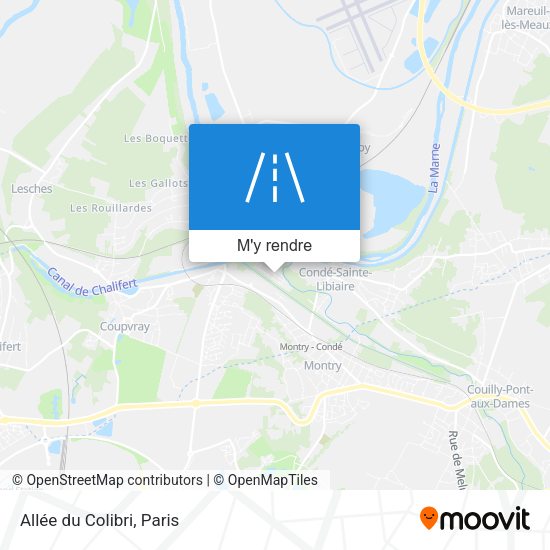 Allée du Colibri plan