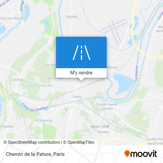 Chemin de la Pature plan