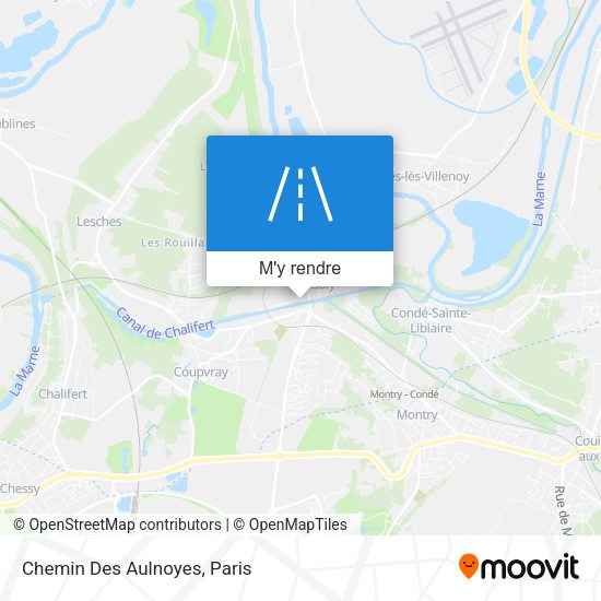 Chemin Des Aulnoyes plan