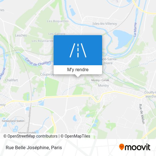 Rue Belle Joséphine plan