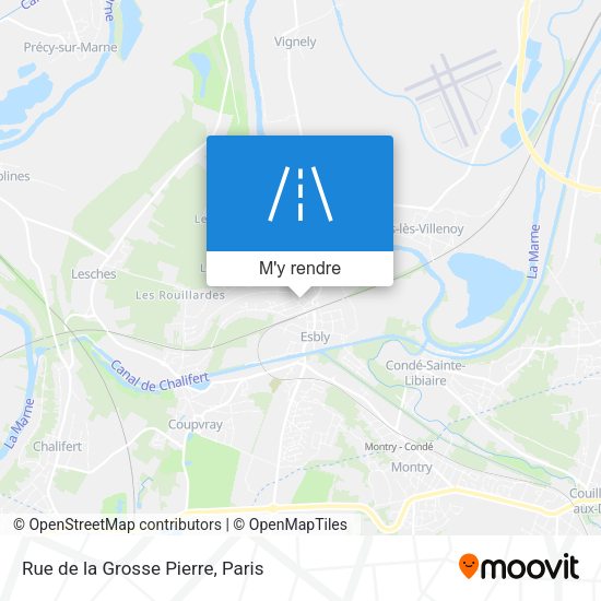 Rue de la Grosse Pierre plan