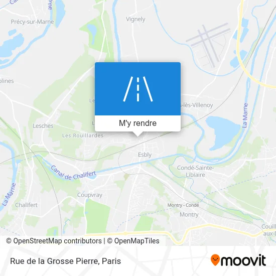 Rue de la Grosse Pierre plan