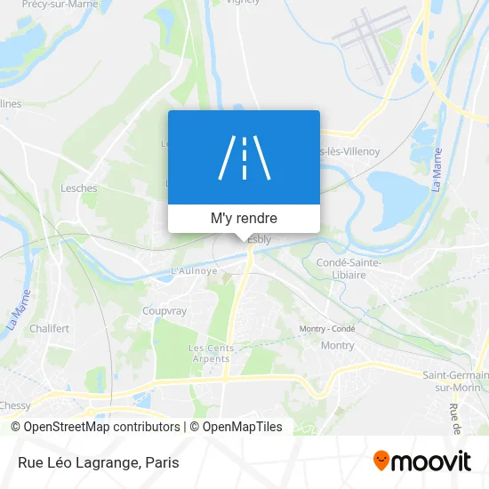 Rue Léo Lagrange plan