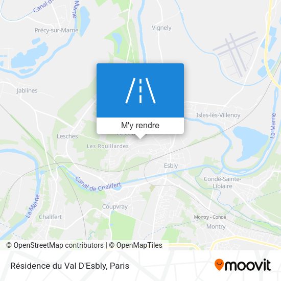 Résidence du Val D'Esbly plan
