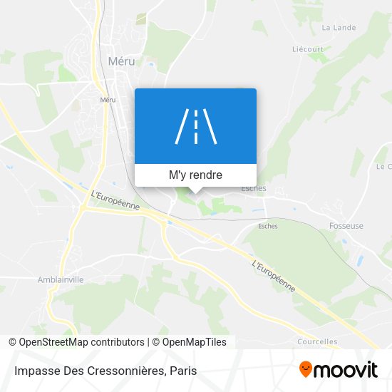 Impasse Des Cressonnières plan