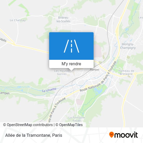 Allée de la Tramontane plan