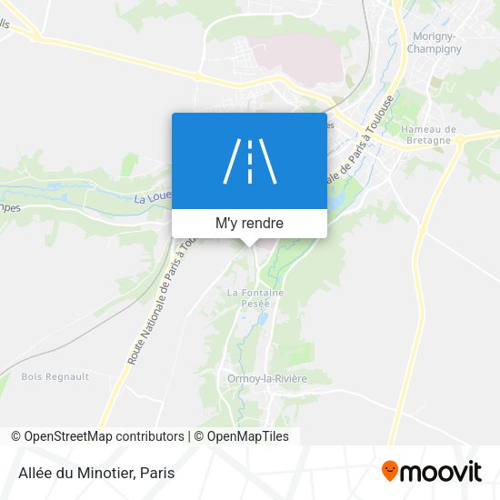 Allée du Minotier plan