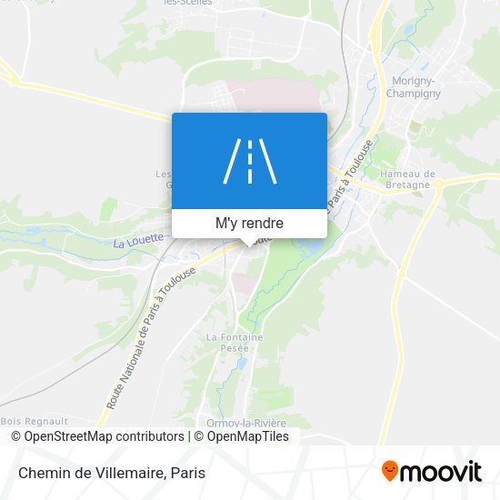 Chemin de Villemaire plan