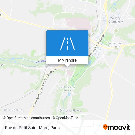 Rue du Petit Saint-Mars plan