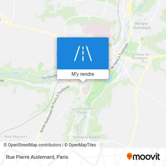 Rue Pierre Audemard plan