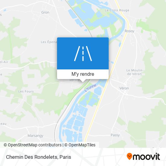 Chemin Des Rondelets plan
