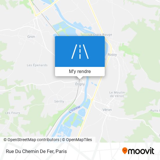 Rue Du Chemin De Fer plan