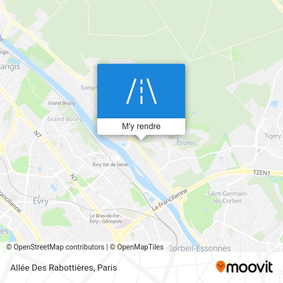 Allée Des Rabottières plan