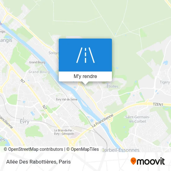 Allée Des Rabottières plan