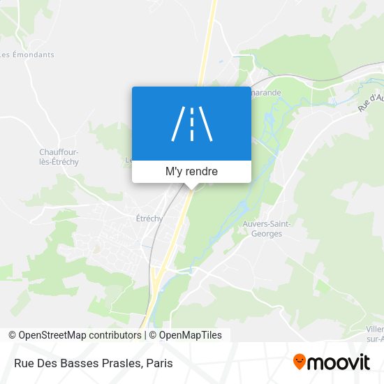 Rue Des Basses Prasles plan
