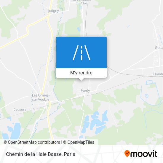 Chemin de la Haie Basse plan