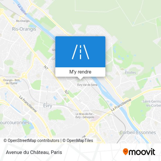 Avenue du Château plan
