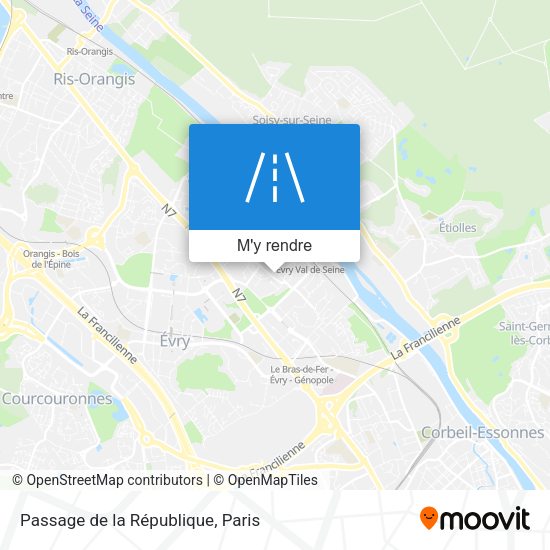 Passage de la République plan