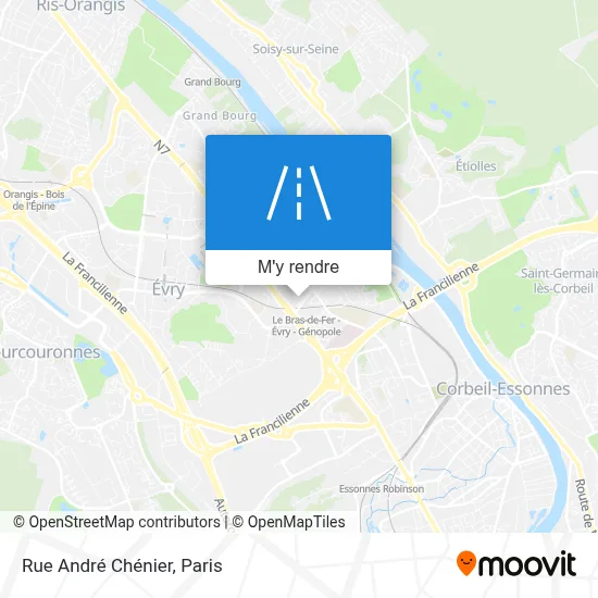 Rue André Chénier plan