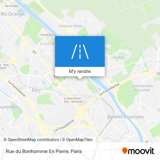 Rue du Bonhomme En Pierre plan