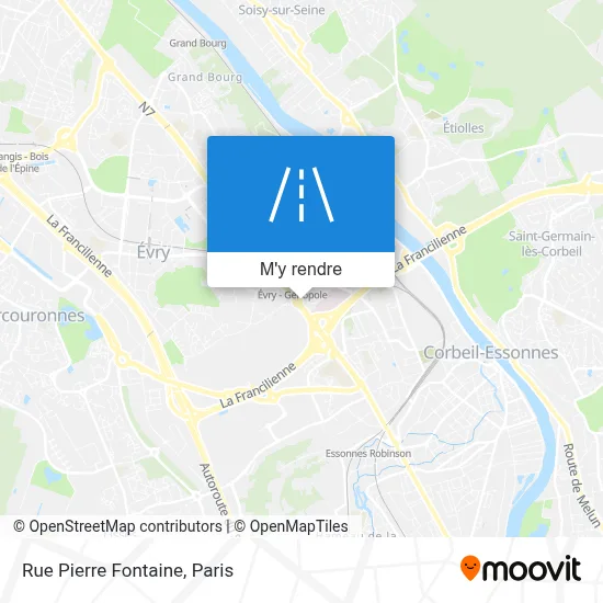 Rue Pierre Fontaine plan