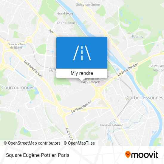 Square Eugène Pottier plan