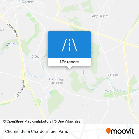 Chemin de la Chardonniere plan