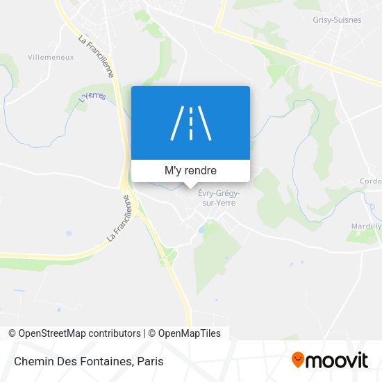 Chemin Des Fontaines plan
