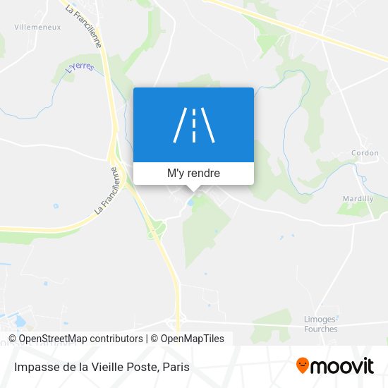 Impasse de la Vieille Poste plan
