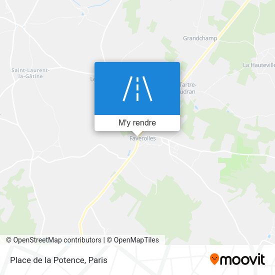 Place de la Potence plan