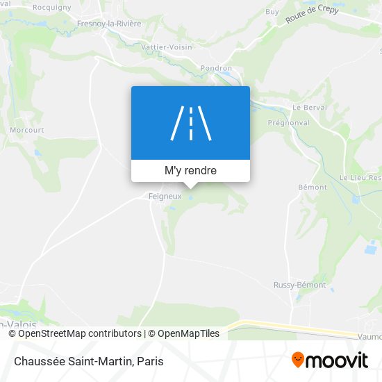 Chaussée Saint-Martin plan
