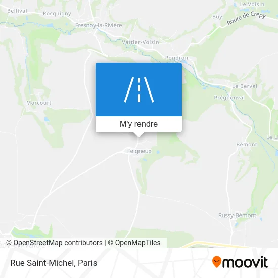 Rue Saint-Michel plan