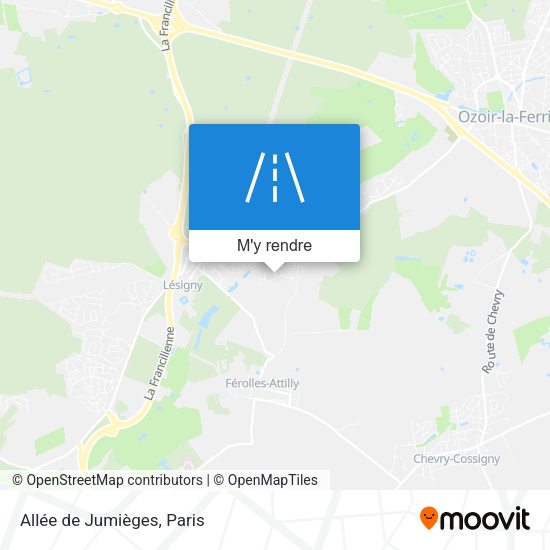 Allée de Jumièges plan