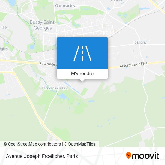 Avenue Joseph Froëlicher plan