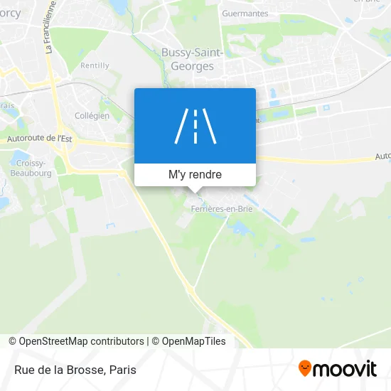 Rue de la Brosse plan